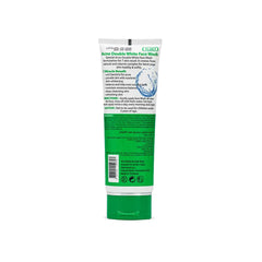 Fiabila Acne Double White Face Wash tube, back view with ingredient text, 100 ml