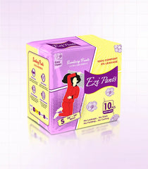 Ezi Pants Pack of 10 Period Panty For Women - Ultra Abrosbent Sanitary Pants (All Variants)
