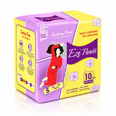 Ezi Pants 10-pack sanitary pants box with Easy Open Ultra Absorbent design