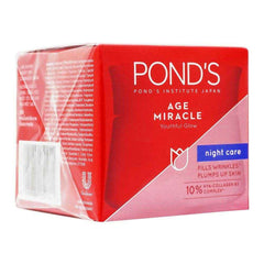 Age Miracle night care cream box with red and white panels