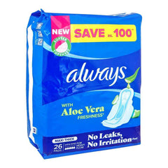 Always 26 Pads Maxi Thick Extra Long Trio Pack - YehChez.pk