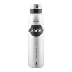 J. Zarar body spray bottle, 150 ml, with silver spray cap