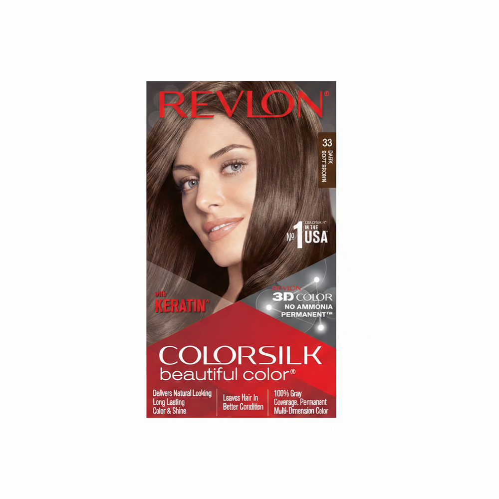Revlon Colorsilk 33 permanent hair color box, 40 ml
