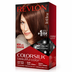 Hair color box, shade 31 dark brown, with keratin and 3D Color gel tech