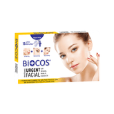 Biocos urgent whitening facial box with honey and coconut oil, 15 minutes