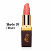 Coral rose lipstick in gold case, shade 38 Cloves