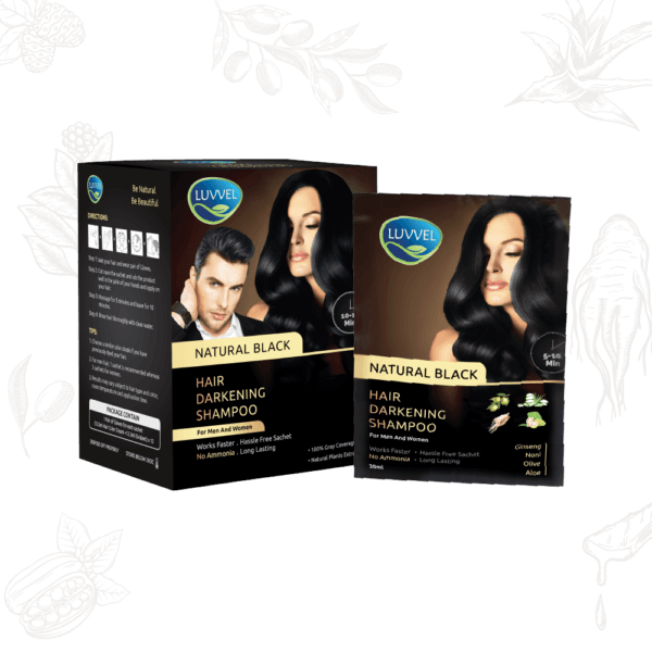 Luvvel Sachet Natural Black 20ml - YehChez.pk