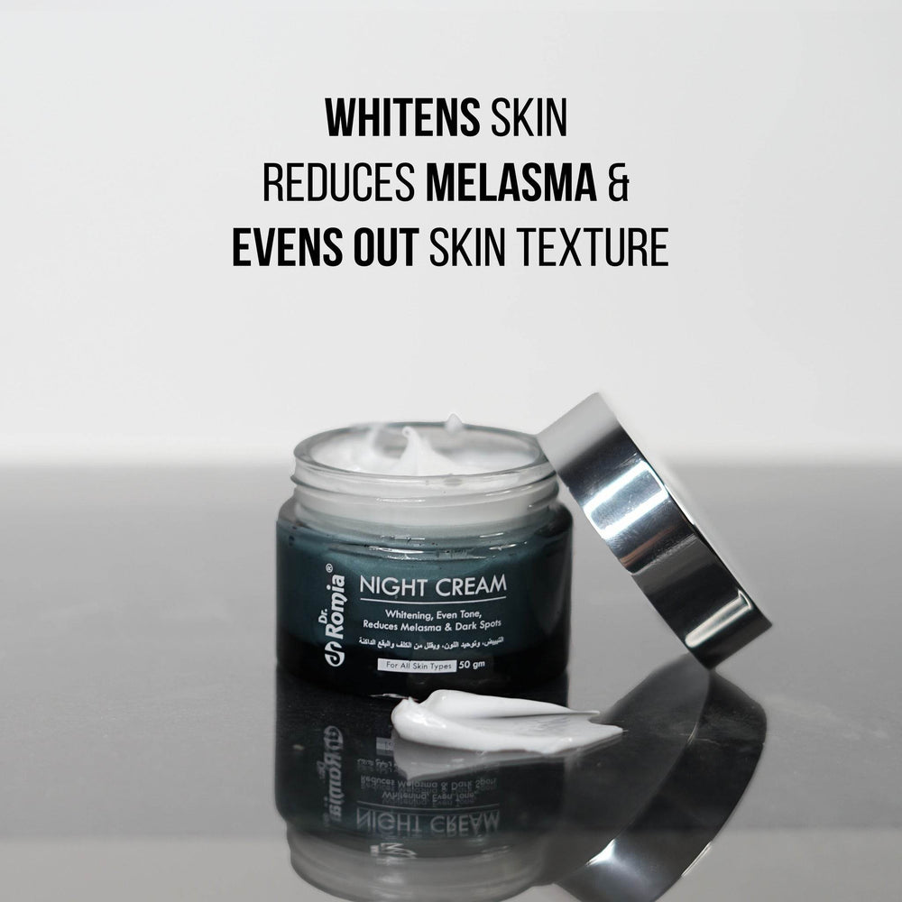 Dr Romia Night Cream (WITH BAKUCHIOL & CHIA SEED OIL) - YehChez.pk