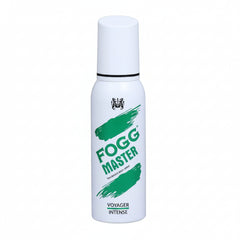 FOGG Master Voyager intense body spray bottle with green label