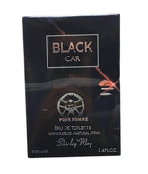Men's car perfume eau de toilette box, 100ml, black 'BLACK CAR' label