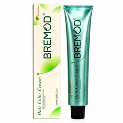Bremod 4.65 hair color cream tube, medium burgundy brown, 100 ml