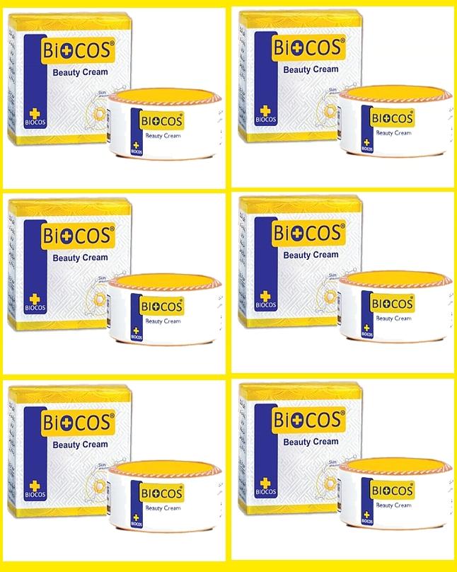 Biocos beauty cream jar and box pack (set of 6)