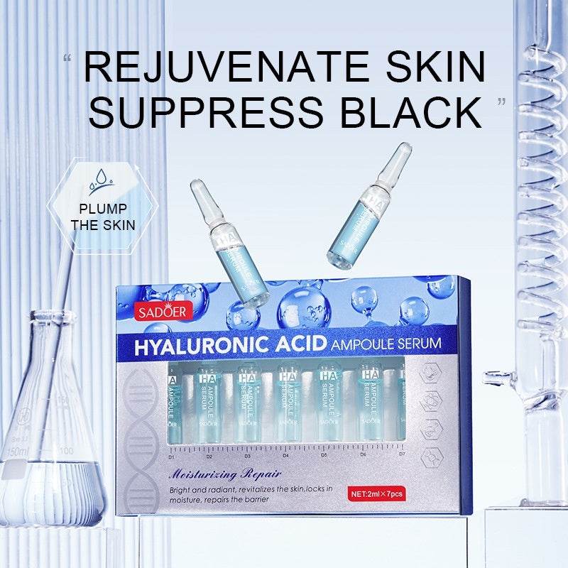 SADOER 2ml/7pcs Hyaluronic acid Serum Lock Water skin care Face Serum Set - YehChez.pk