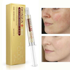 BioAQUA Luxury 24K Gold Needle Hydra Essence - Collagen Anti Wrinkle Face Liquid Serum Injection - YehChez.pk
