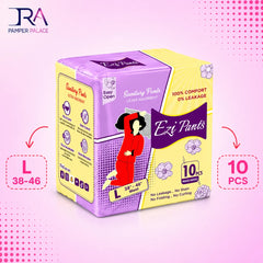 Ezi Pants Pack of 10 Period Panty For Women - Ultra Absorbent Sanitary Pants (All Variants)