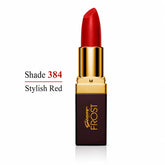 Shade 384 Stylish Red lipstick, red bullet with gold case and cap