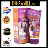 Breast enlargement cream tube and box, Dr Rashel DRL-1147, purple and orange packaging