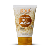 BNB brightening rice cleanser tube, 120 ml, with orange and white label