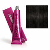 3CB Framesi hair color tubes with Dark Chestnut Cool Brown shade swatch