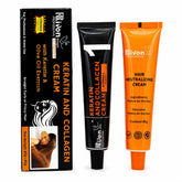 Rivon Keratin And Collagen Cream Hair Straightening 85g+85g