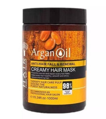Argan Oil Creamy Hair Mask Anti-Hair Fall and Renewal 1000ml - YehChez.pk
