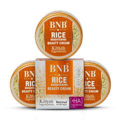 BNB Rice Brightening Beauty Cream Retinol Wrinkle Repair (Pack of 3)