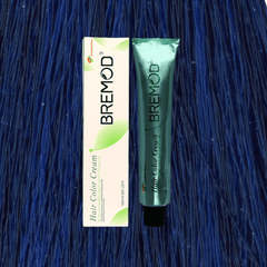 Hair color cream set in Blue: BREMOD box and tube