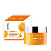 Vitamin C face cream jar with orange label and matching box, 50 ml