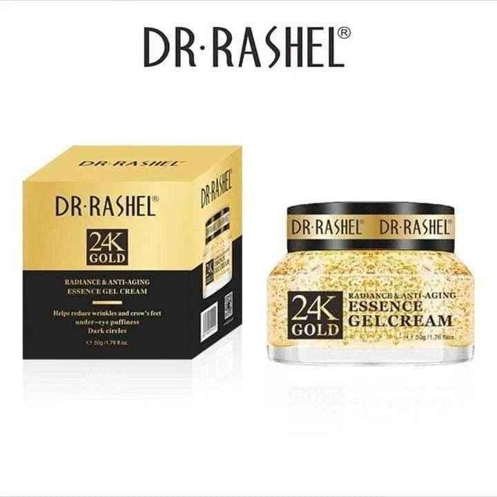Dr Rashel 24k Gold Radiance & Anti Ageing Essence Gel Cream DRL-1481 50G - YehChez.pk