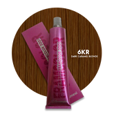 Framesi 6KR hair color tube and pouch, Dark caramel blonde, 60 ml