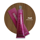 Framesi 7NP medium blonde hair color tube and boxed packaging, 60ml