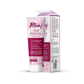 Rivaj hair removal cream tube and box, 100 g, for legs and body