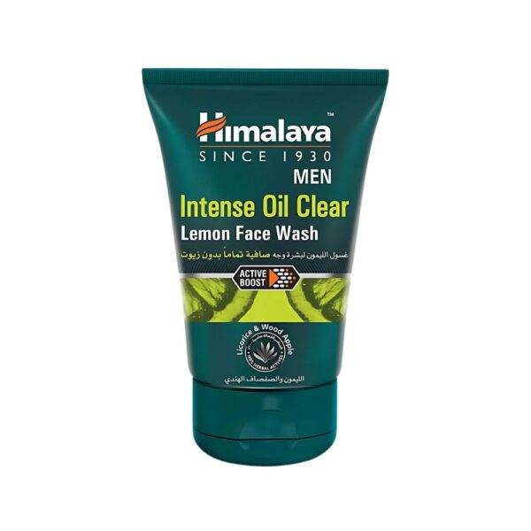 Himalaya Men Face Wash Intense Oil Clear Lemon 100ml - YehChez.pk