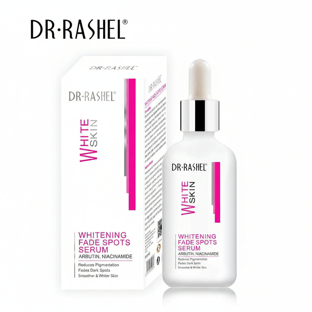 Dr Rashel whitening fade spots serum bottle with dropper and retail box