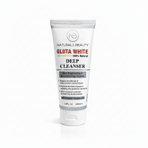 Gluta White deep cleanser tube, white cream cleanser, 200 ml