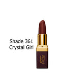 Burgundy Frost lipstick with gold cap