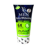 Yc MEN extra whitening face wash tube, blue and green, 6x whitening effect