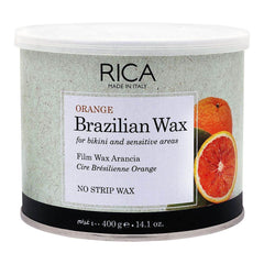 Rica Brazilian Orange Wax jar, 400g, no strip wax.