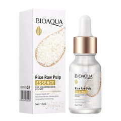 BIOAQUA Rice Raw Pulp Essence Hyaluronic Acid Serum 15ml - YehChez.pk