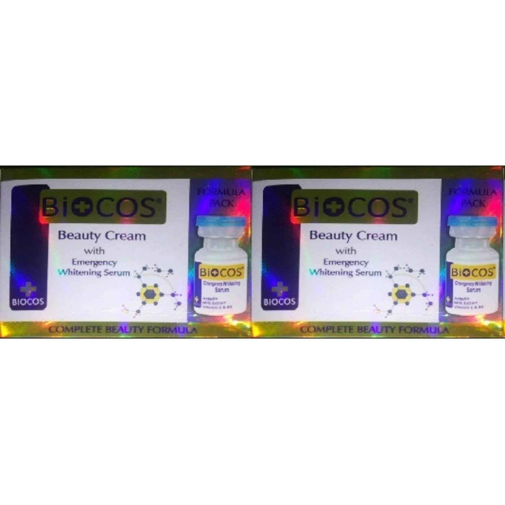 Biocos Emergency whitening cream with Serum (Pack of Two) - YehChez.pk