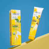 Biocos hair removal cream tube and box, lemon scent, 120 ml