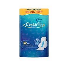 Butterfly 32 Pads Ultra Thin XXL - YehChez.pk