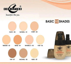 Christine Liquid Foundation 40ml (All Shades) - YehChez.pk