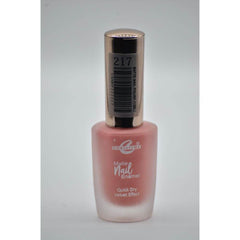 Christine Nail Polish shade 217 matte enamel bottle, dusty rose, front label visible