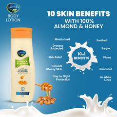 Luvvel Body Lotion Honey & Almond 300ml - YehChez.pk