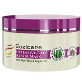 Eazicare intensive deep repair hair mask jar, cream body and purple lid