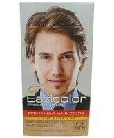 Men's permanent hair color, Light brown 5.0, box with logo and portrait