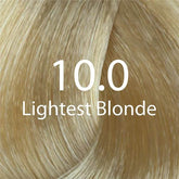 Lightest blonde hair color shade swatch, 10.0 tone