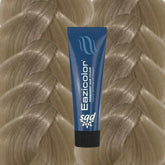 Hair color tube in Super Ice Blonde shade, blue branding label