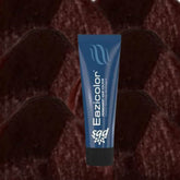 Hair color tube in dark mahogany blonde shade, EaziColor.